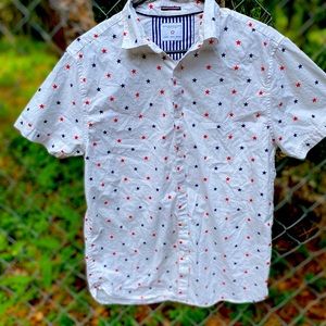 Denim&Flower Ricky Singh Mens Medium Button-Down